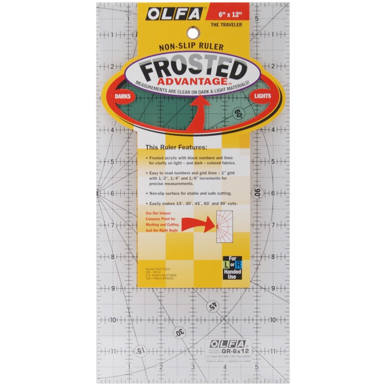 Ruler: Olfa Acrylic Ruler - 6 x 24 - 091511300918