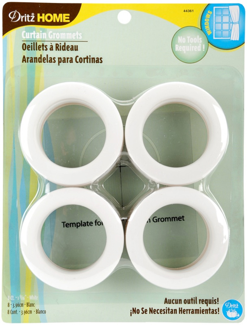 Buy the Dritz Curtain Grommets 1-9/16 Inner Diameter Plastic 8