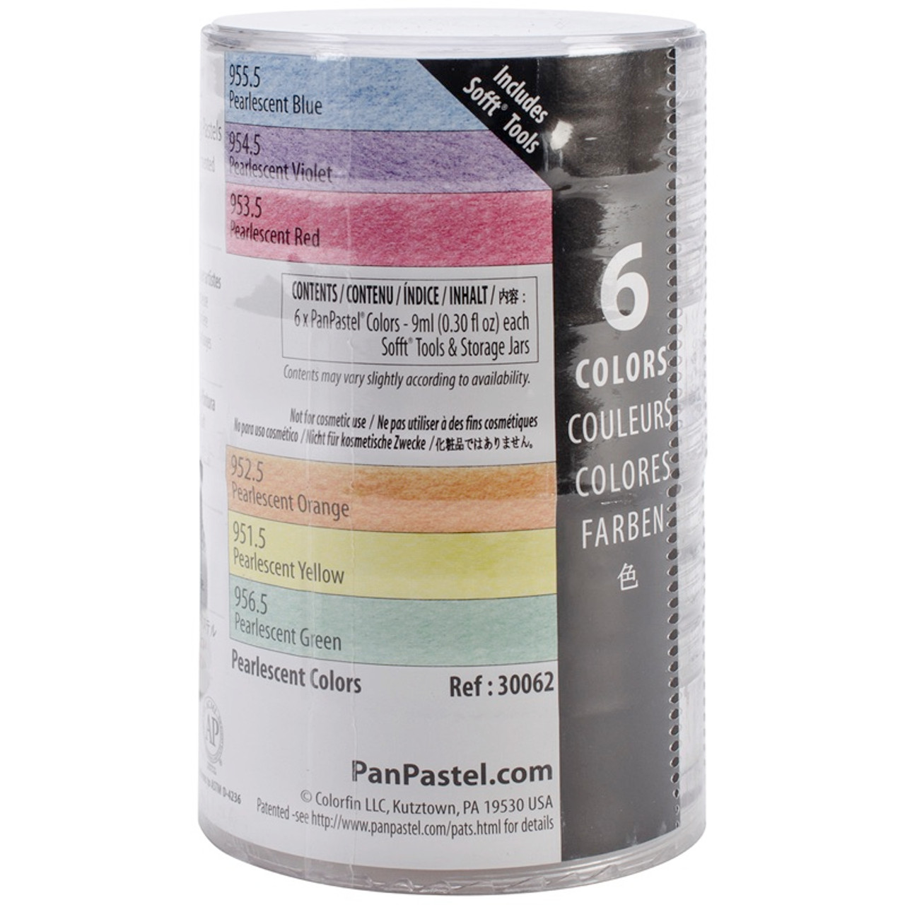 Craft Paint - Set of 6, Pastel Colors