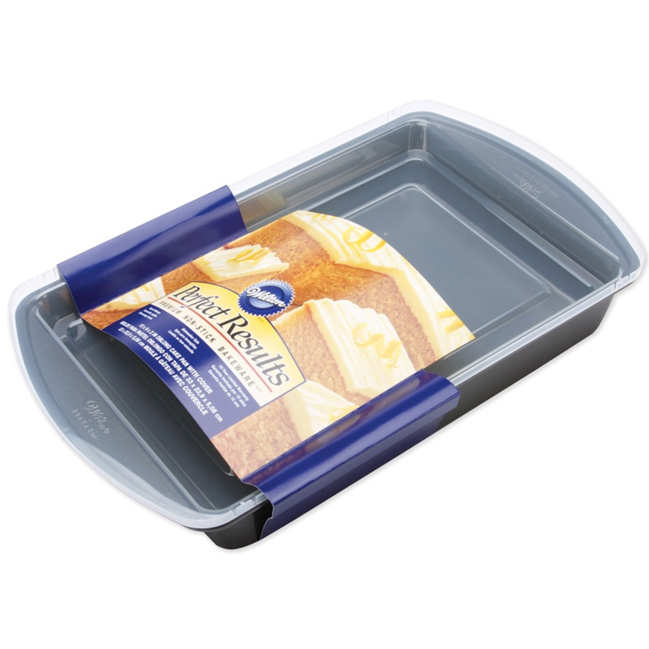 Wilton Recipe Right Non-Stick 13 x 9-Inch Covered Oblong Baking Pan with  Lid, Pack of 2
