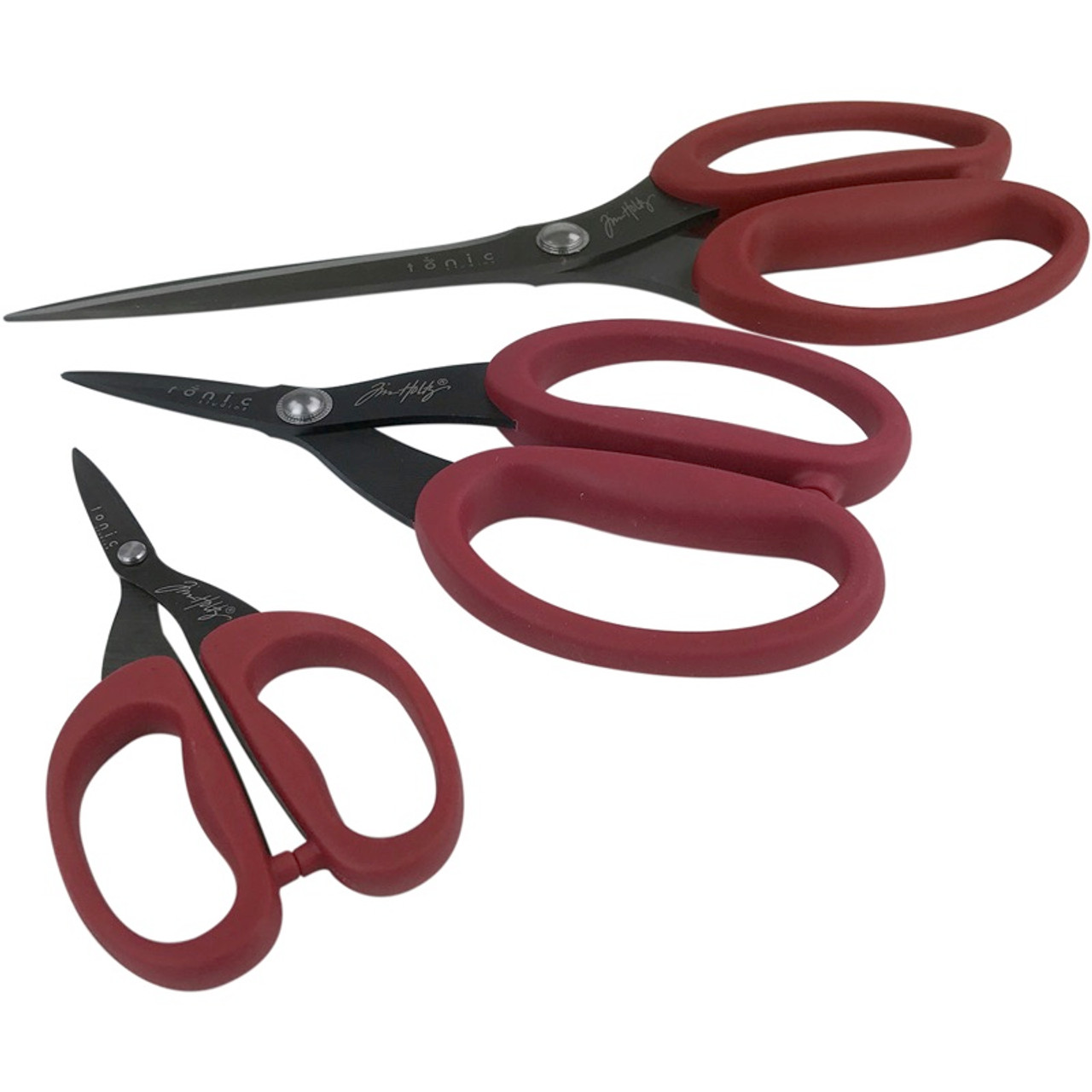 Buy the Tonic Studios - Tim Holtz Non-Stick Micro Serrated Mini Snips 5 -  (816) 836445008161 on SALE at www.