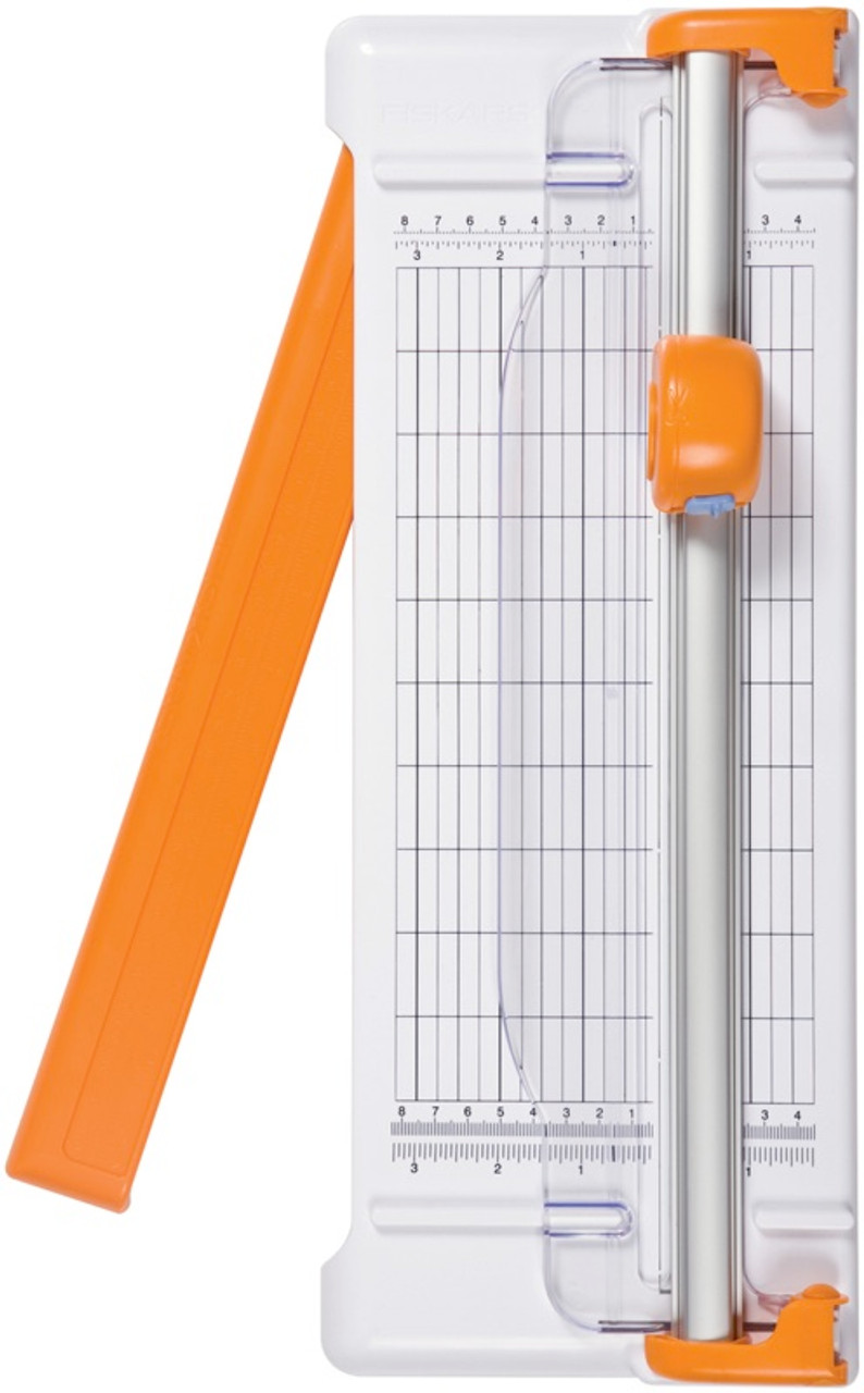 Buy the Fiskars Rotary Paper Trimmer 12-28mm (5448) 020335035614 on SALE  at www.