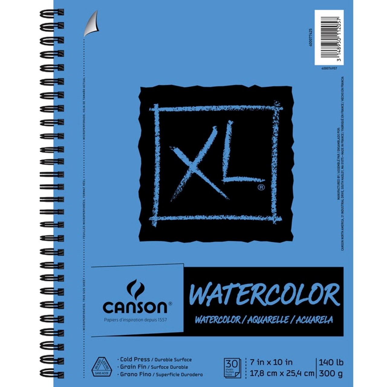 Canson XL Watercolor Pad 7x10