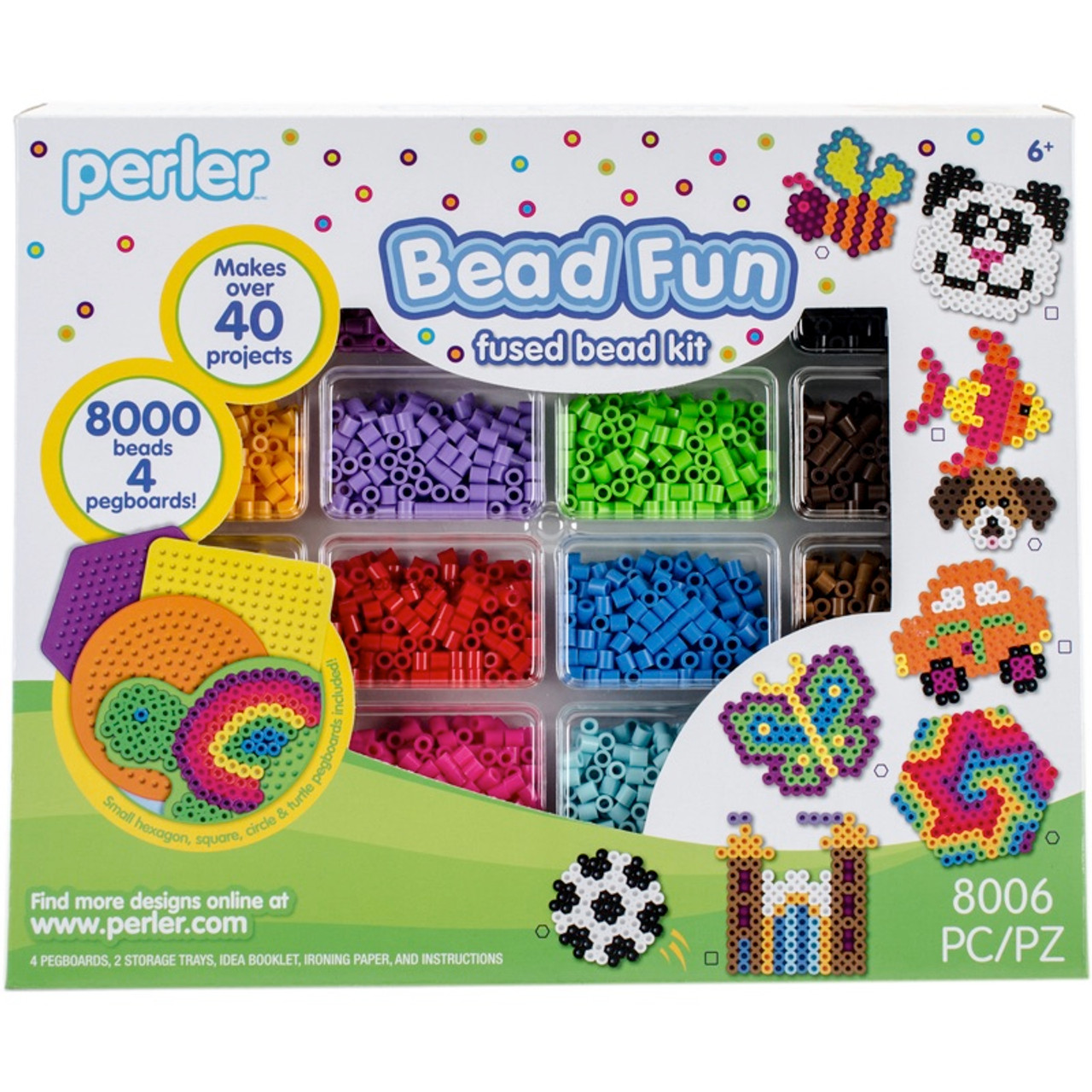 Pink Perler Fun Fusion Beads 1000 Pieces