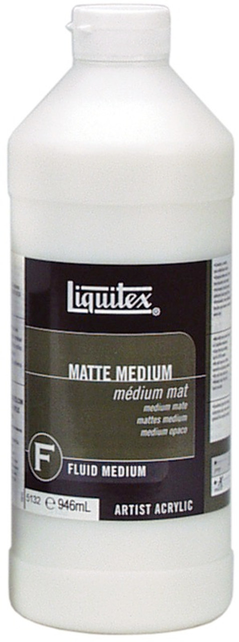 Buy the Reeves - Liquitex Matte Acrylic Fluid Medium-32oz (5132)  094376923872 on SALE at www.