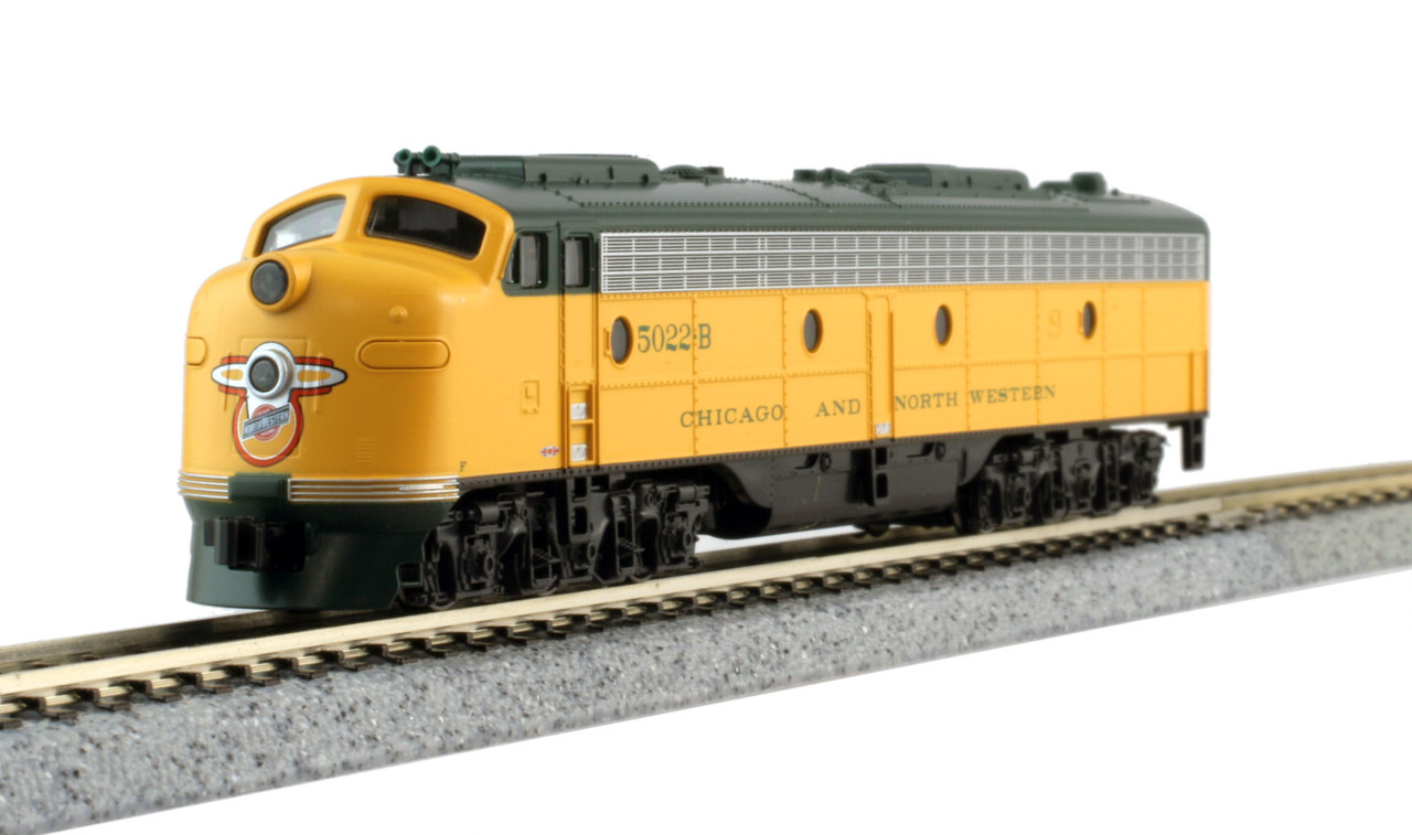 KATO N EMD E8A Diesel Locomotive,Chicago & North Western #5022-B  (KAT-1765365)