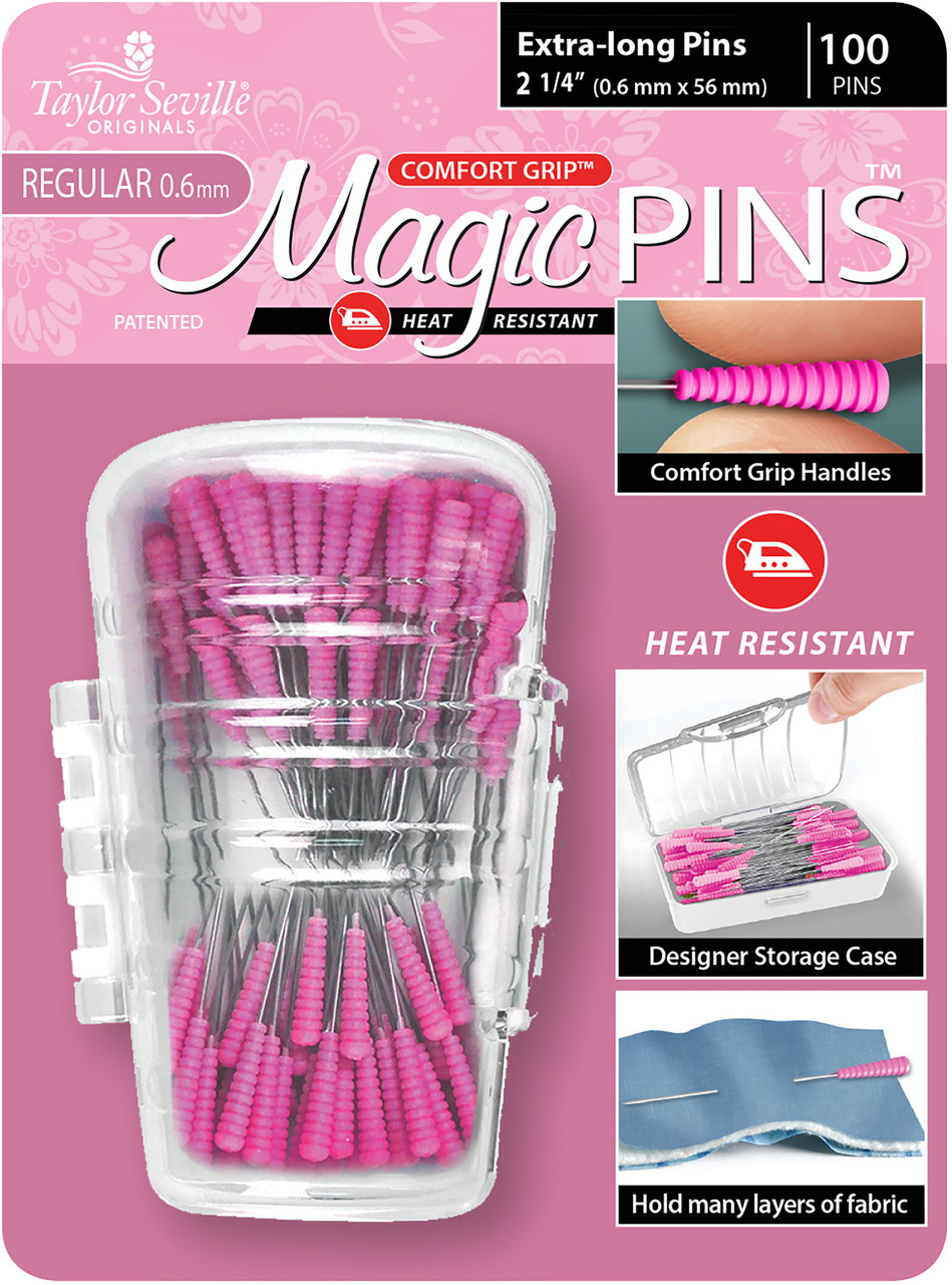 Great deals on Taylor Seville - Quilting & Sewing Magic Pins - Extra Long -  Pink 100/Pkg (219553)