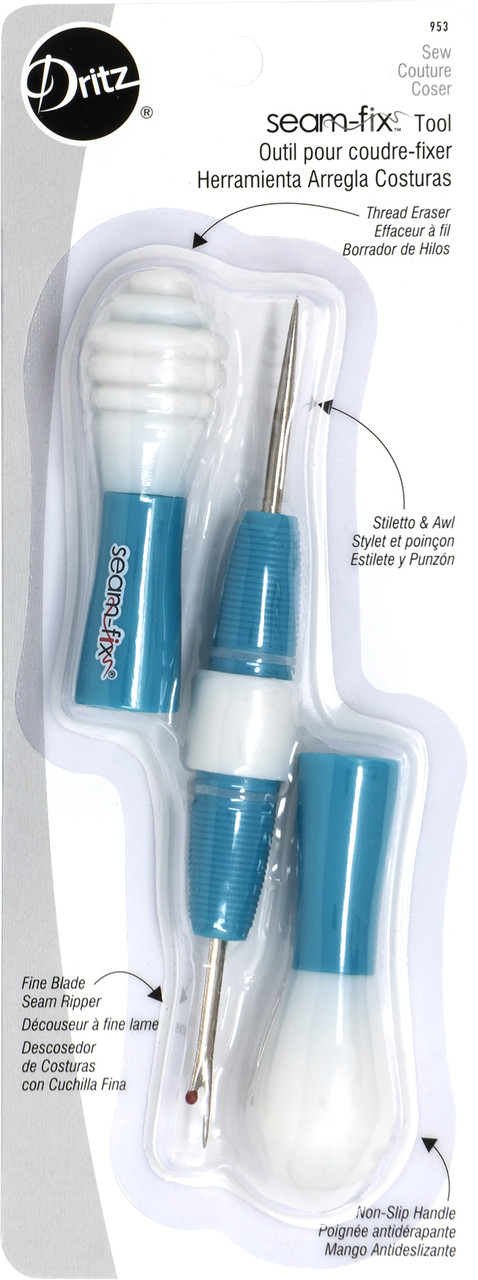 Dritz - Seam Fix Seam Ripper and Awl - 072879303728 Quilting Notions