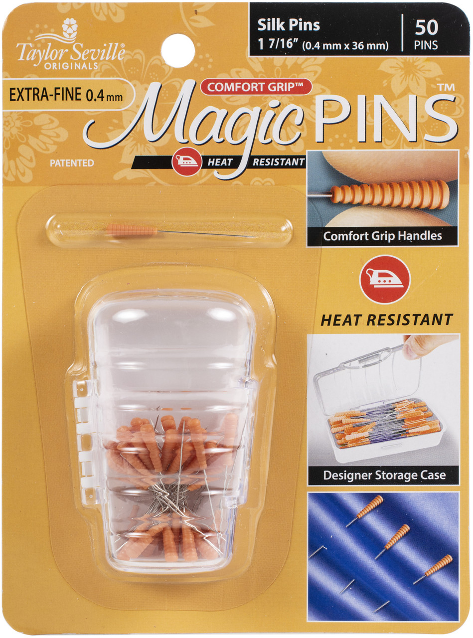Great deals on Taylor Seville - Quilting & Sewing Magic Pins - Silk Extra  Fine - Orange 50/Pkg (219690)