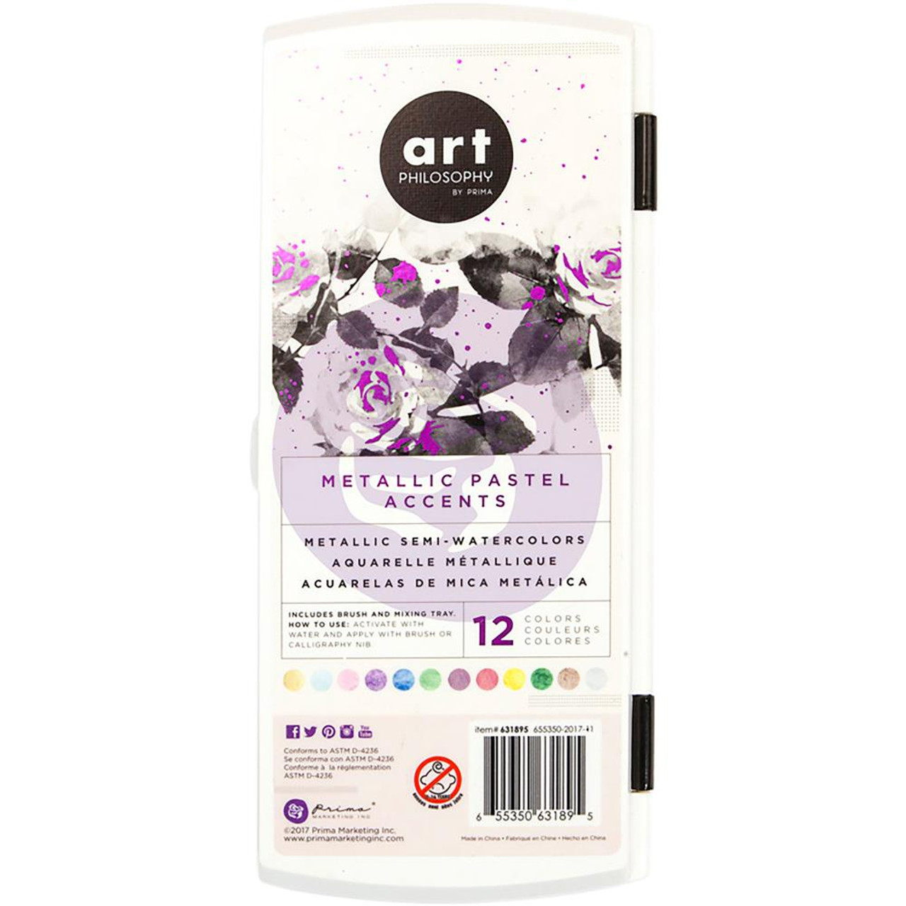 PRIMA Marketing/Art Philosophy Confetti Watercolor-24 colors
