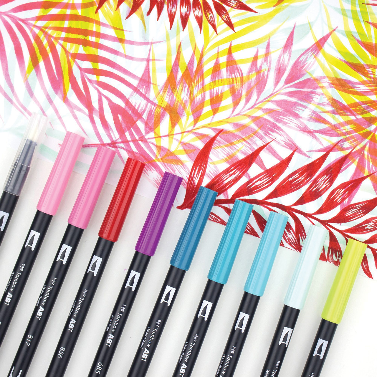 Tombow Dual End Brush Pen Set - Pack of 10