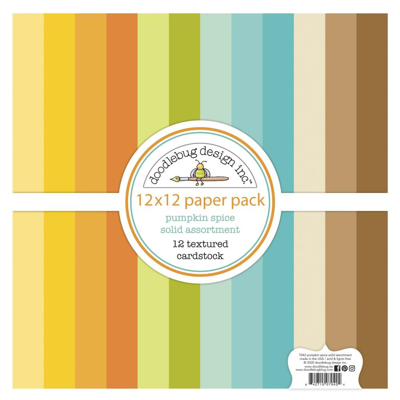 Great Outdoors Solid Assortment 12 X 12 Textured Cardstock Paper