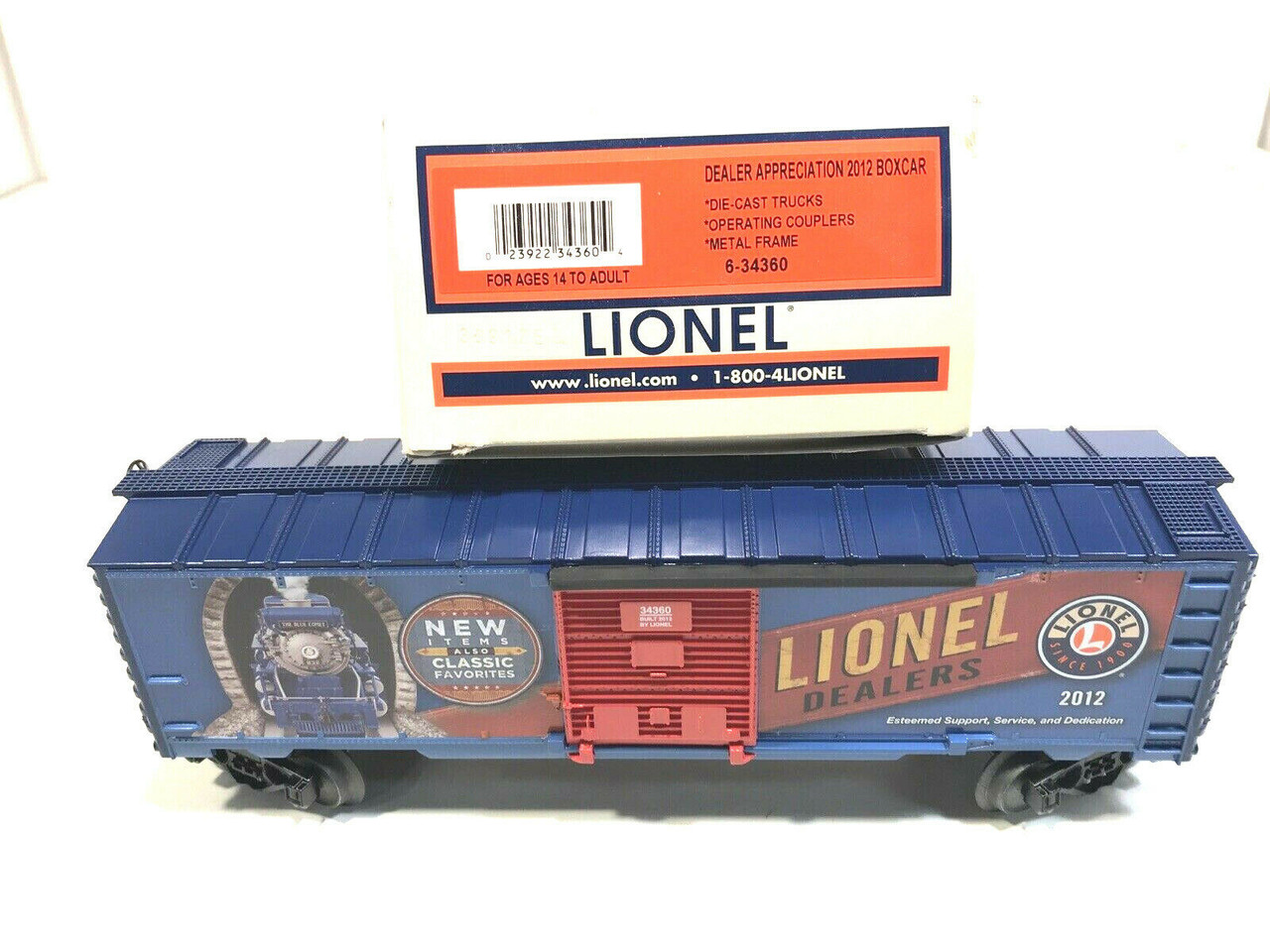 RESALE SHOP - Lionel 2012 Dealer Appreciation Boxcar #6-34360 - NEW