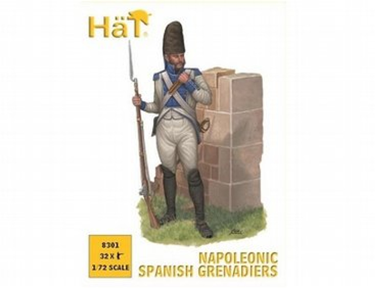 HaT Ind Napoleonic Wars 8310 Prussian Landwehr in Action 1/72 Toy Soldiers 