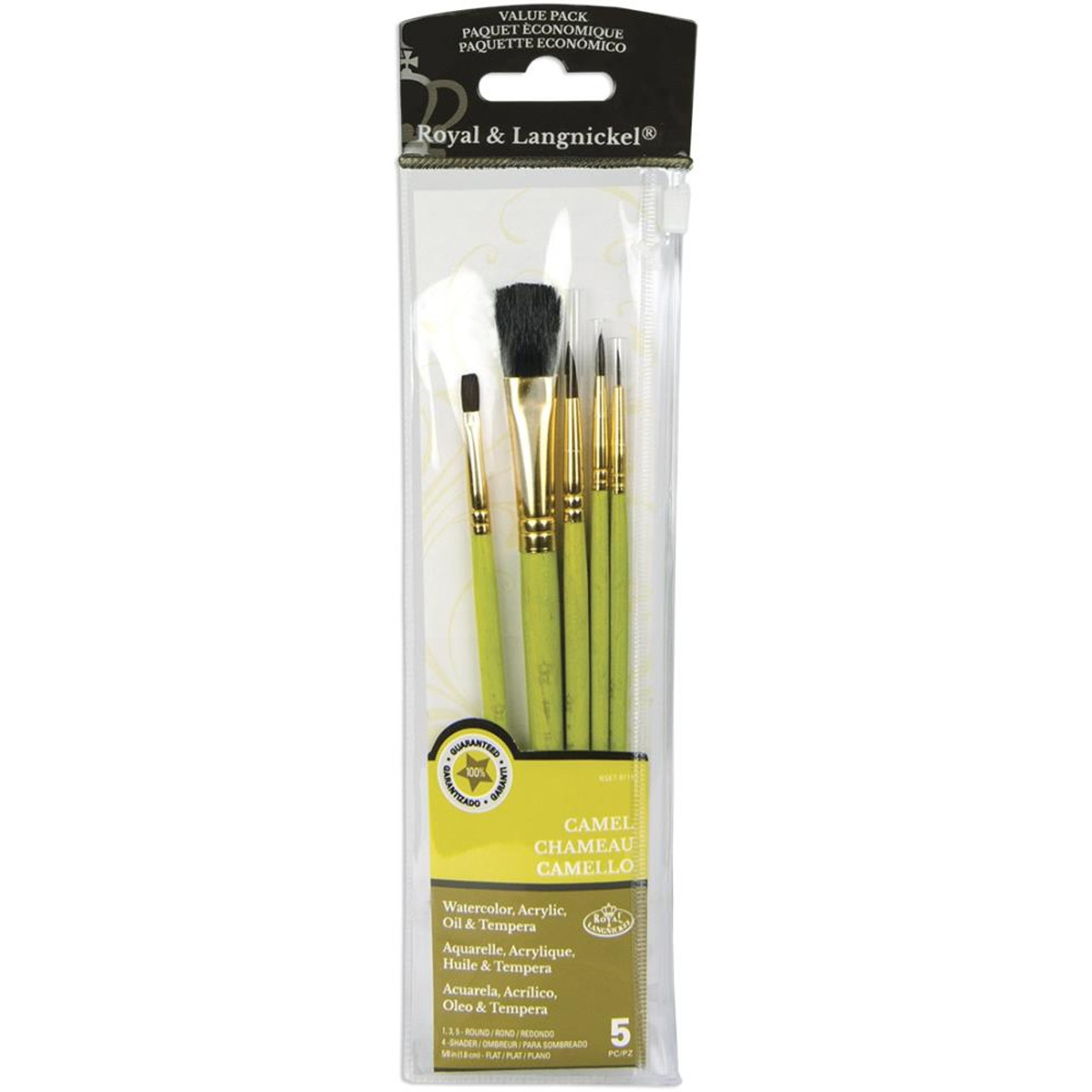 acrylic & watercolor marble paintbrushes 10-count, Five Below