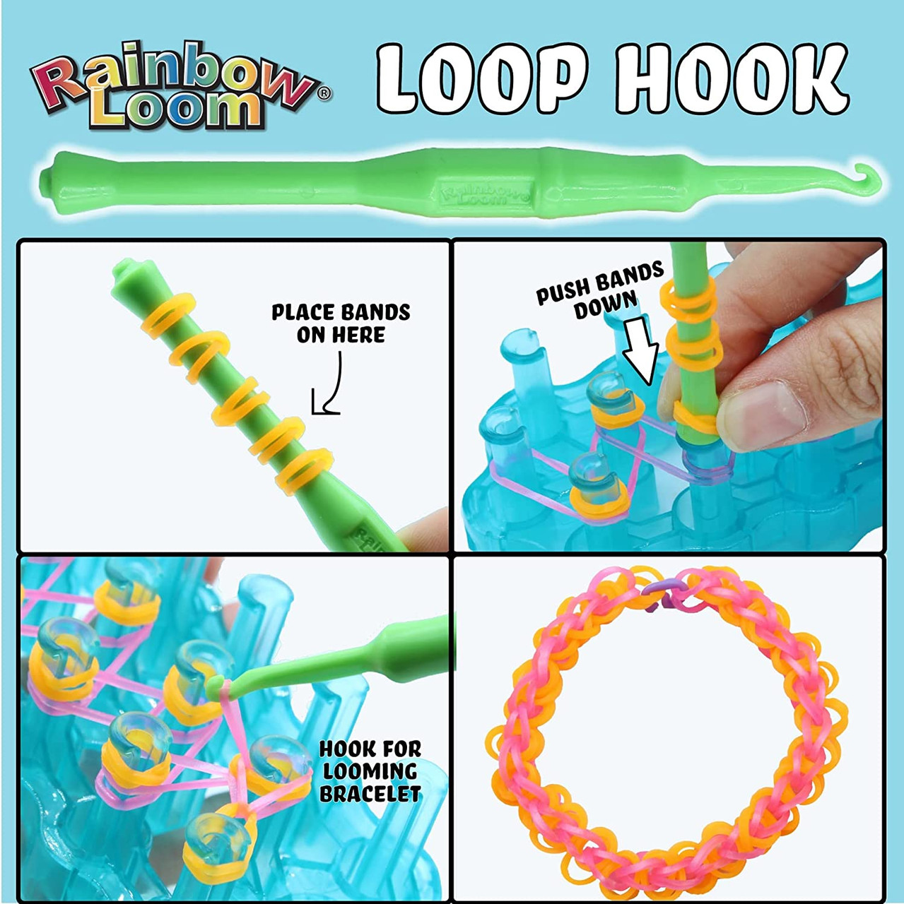 Choons Design Llc Rainbow Loom Loomi-Pals Food Charm Bracelet Kit