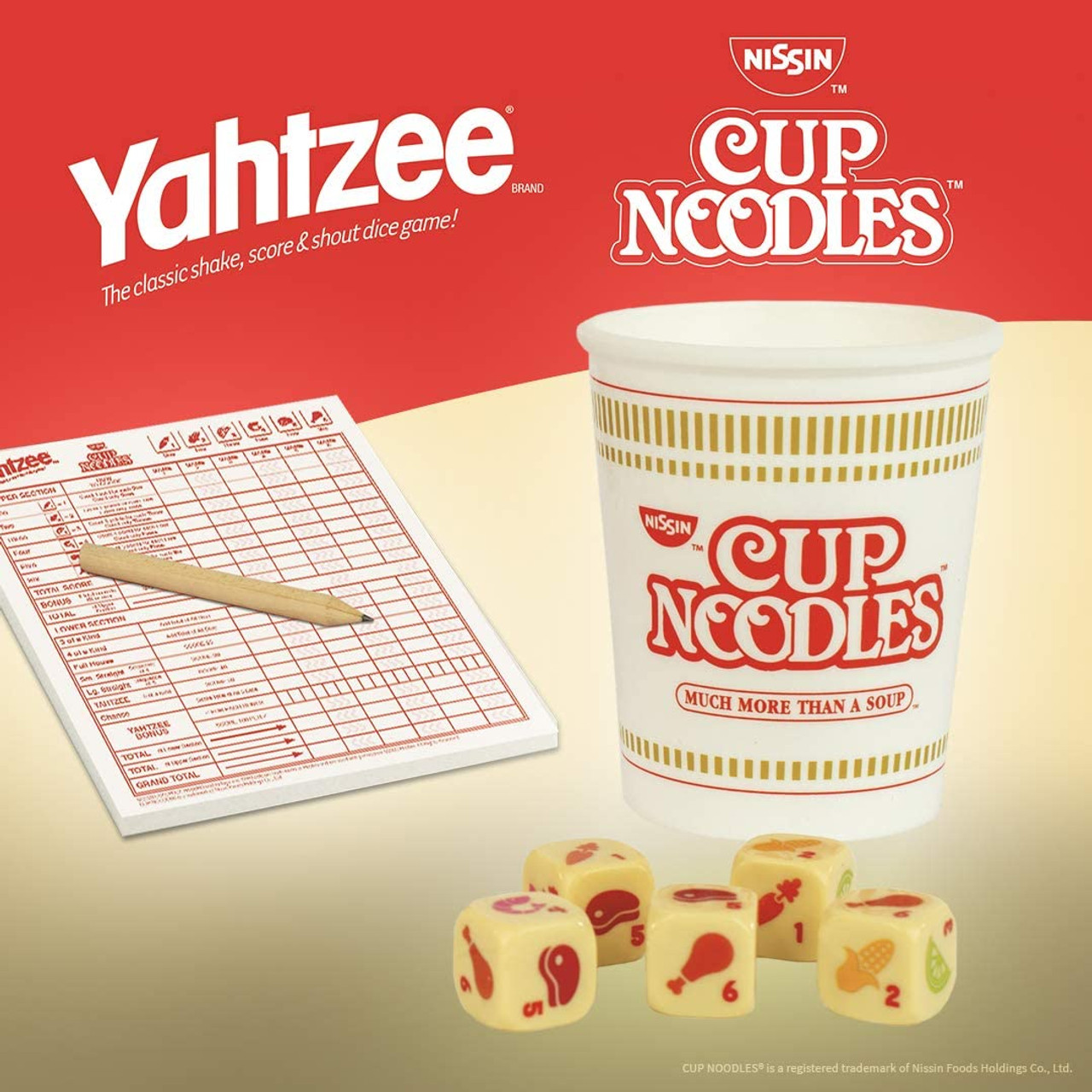 Cup Noodles Yahtzee Game - Entertainment Earth
