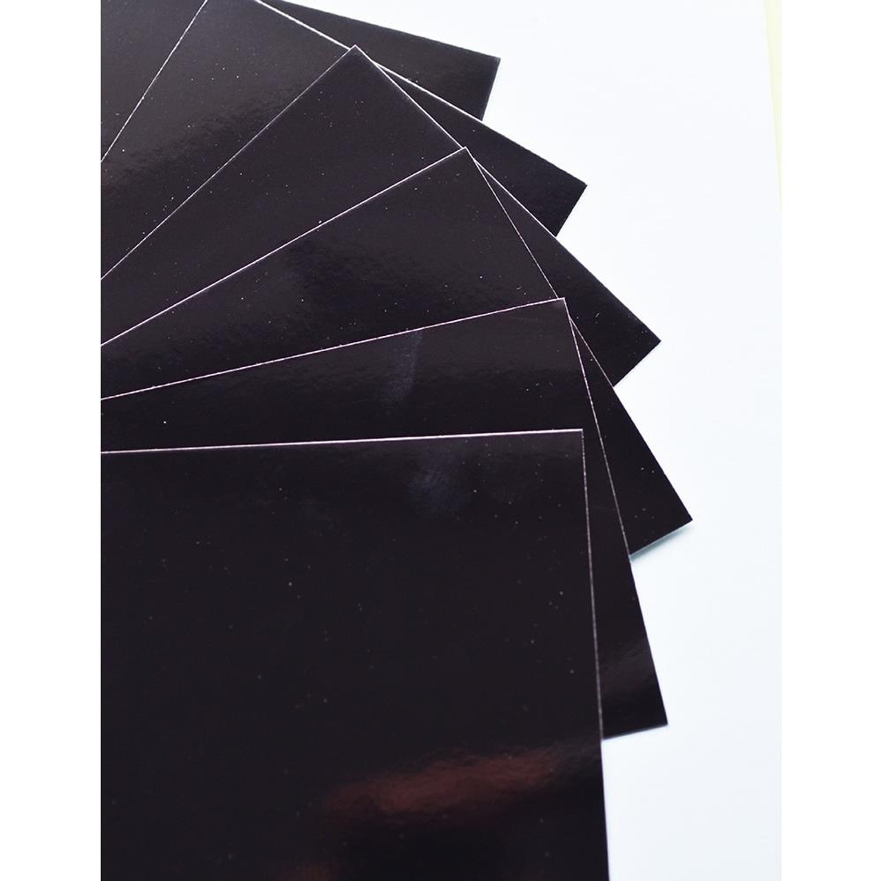 Sizzix Surfacez - Shrink Plastic, 8 1/2 x 11, Gloss, Black, 10