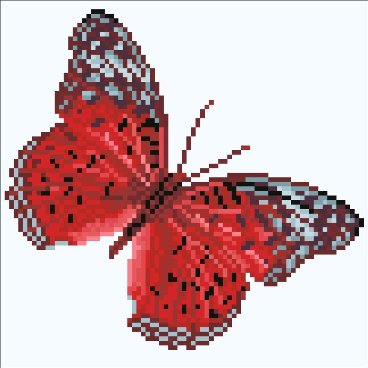 Diamond Dotz Simply Dotz Diamond Art Kit 16.1X16.1-Butterfly Showcase