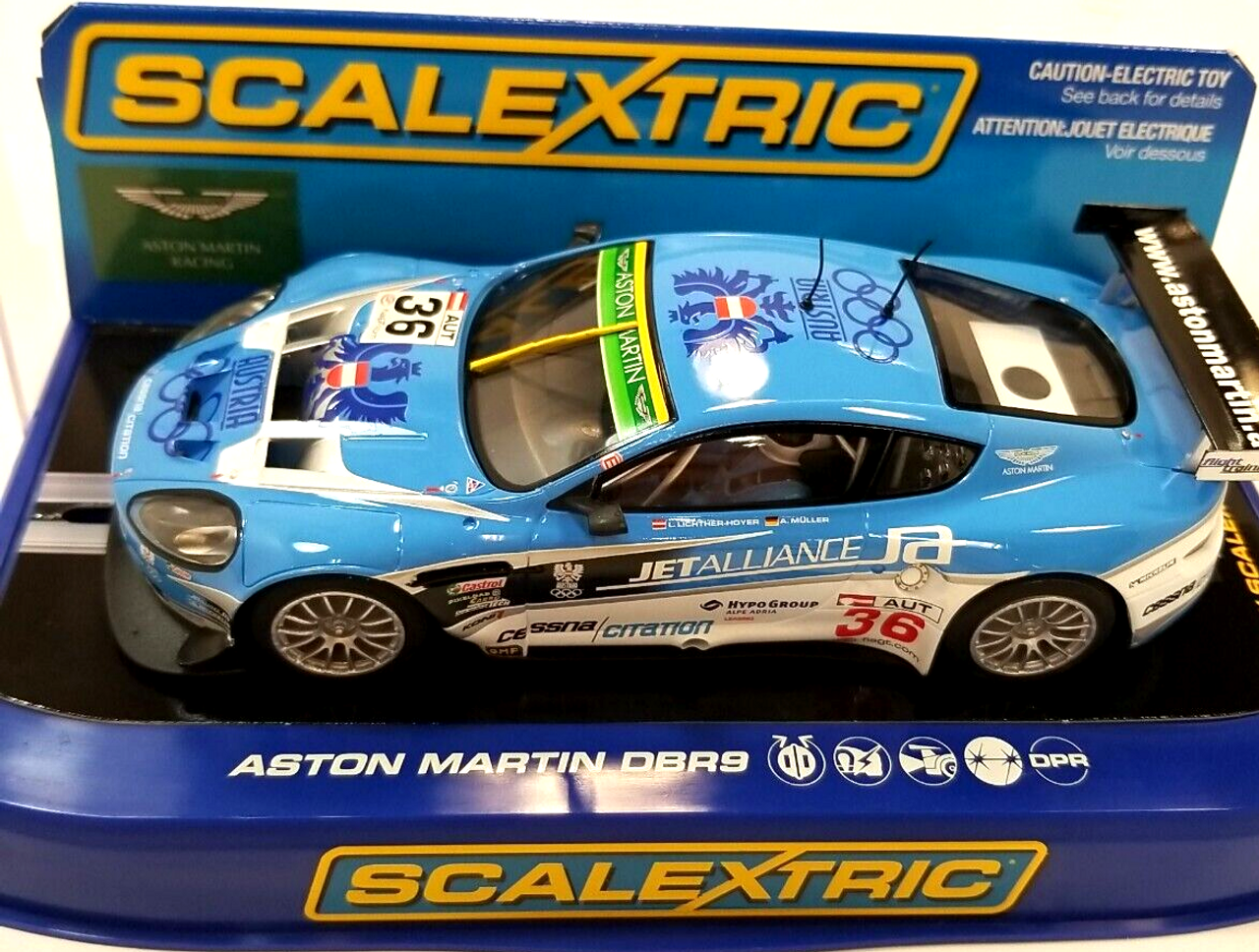 RESALE SHOP - Scalextric 1:32 Slot Car #C3014 Aston Martin DBR9 Jet  Alliance #36 - NIB