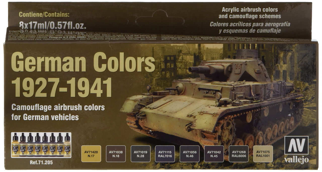  Model Color Paint Set - WWII German Colors : Arts, Crafts &  Sewing