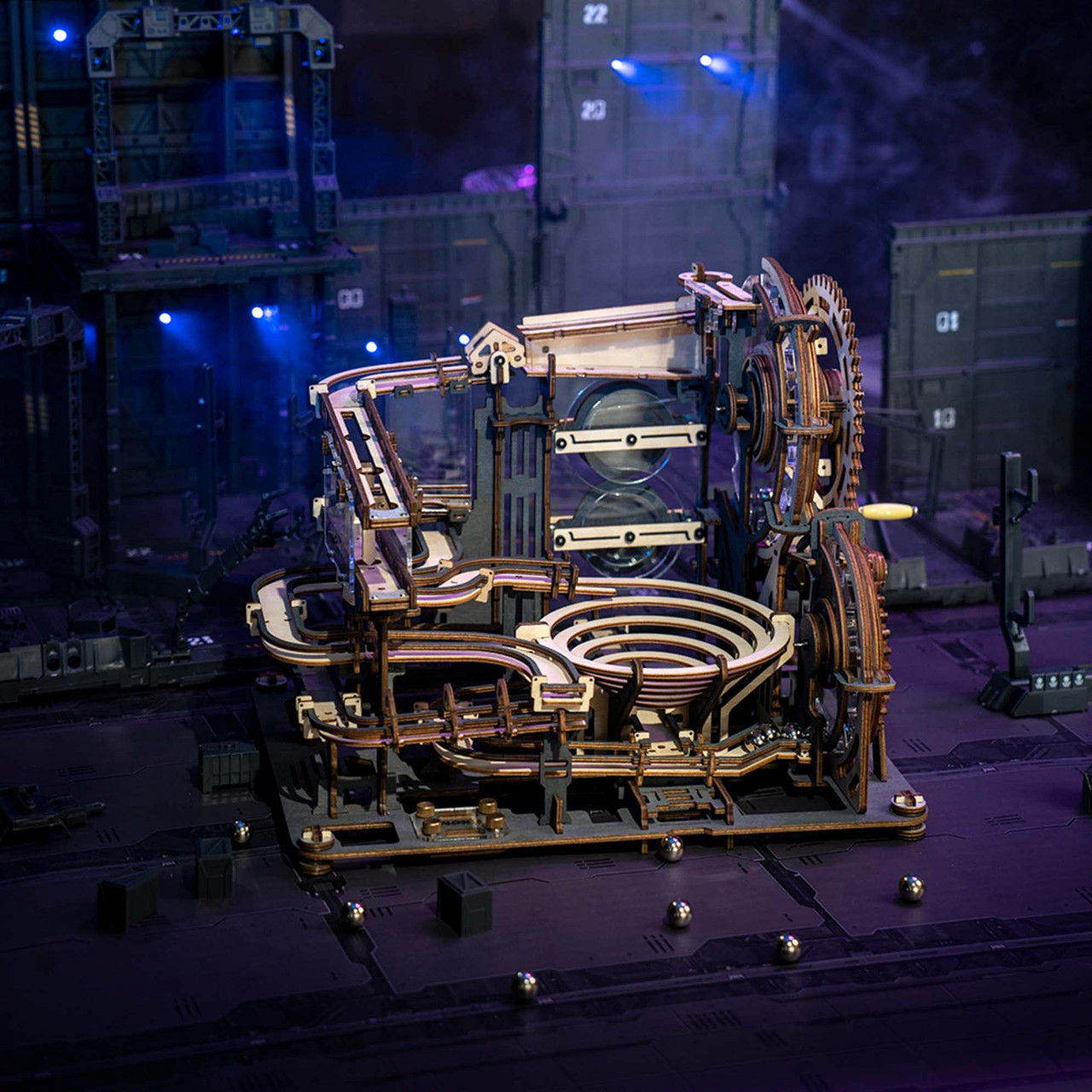 Lego Roller Coaster Robotime ROKR Marble Night City LGA01 Robotime