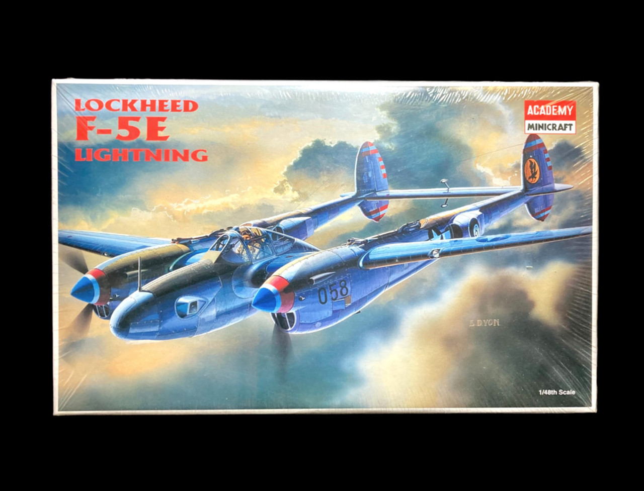 Academy 1/48 F-5E (P-38) Lightning.