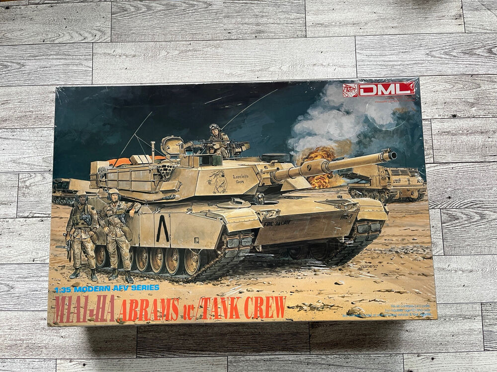 NOB Dragon 1:35 M1A1-HA ABRAMS Tank w/ Crew Military Model Kit (c