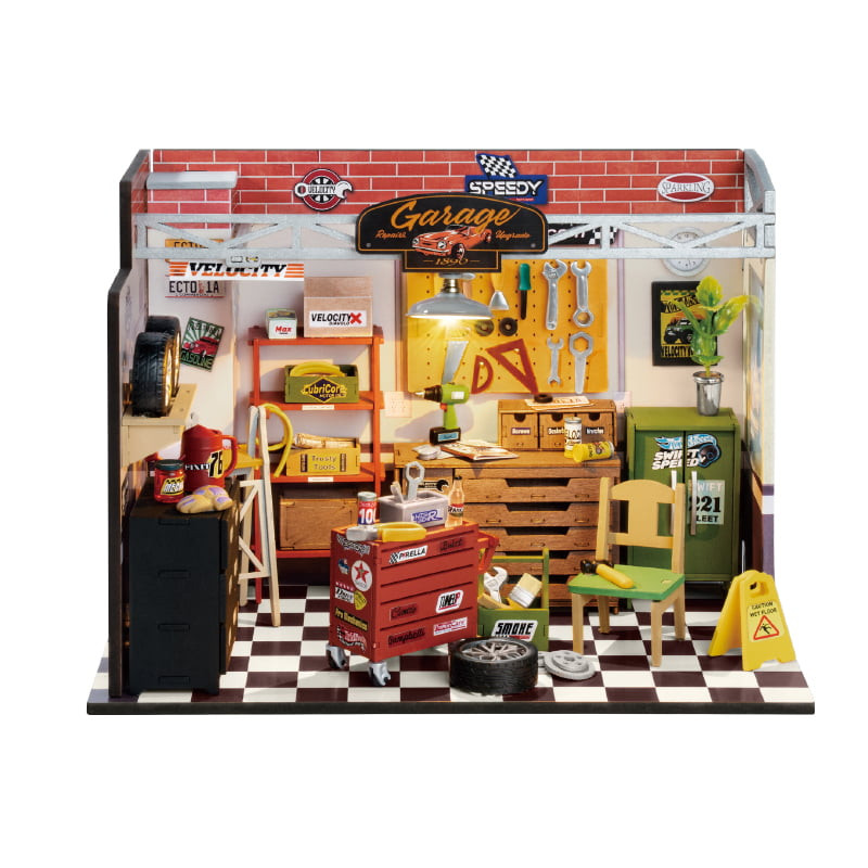 Great deals on Rolife - Garage Workshop - DIY 3D Miniature 1/24