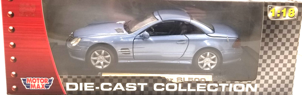 Motor Max 1:18 Mercedes-Benz SL500 #73130 - NOB | OakridgeStores.com