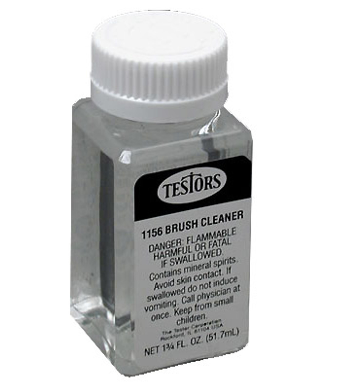 Testors 1156XT Paint Thinner & Brush Cleaner For Hobby & Model Enamel 1-3/4  Ounce: Watercolors & Hobby Paint (075611115603-1)