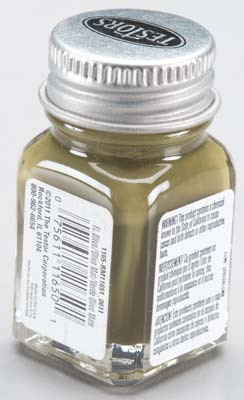 TESTORS - 1165 Flat Olive 1/4 oz. Enamel Paint