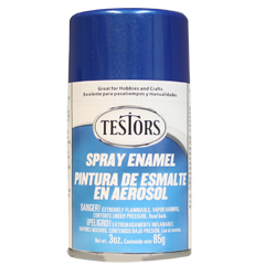 TESTORS - 1209T Spray Artic Blue Metallic Enamel 3 oz. Enamel Paint