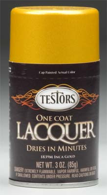 Testors Sprayfarbe Inca Gold – Sprühdose, Schnell Trocknend, Für Modellbau & Basteln