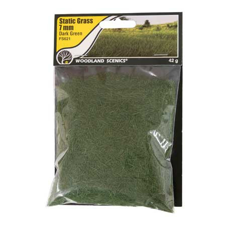 621 Static Grass Drk Grn 7mm