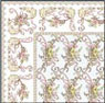 BRODNAX PRINTS - 1" Scale Rug: St Elizabeth Blue Dollhouse Miniature (RG217)