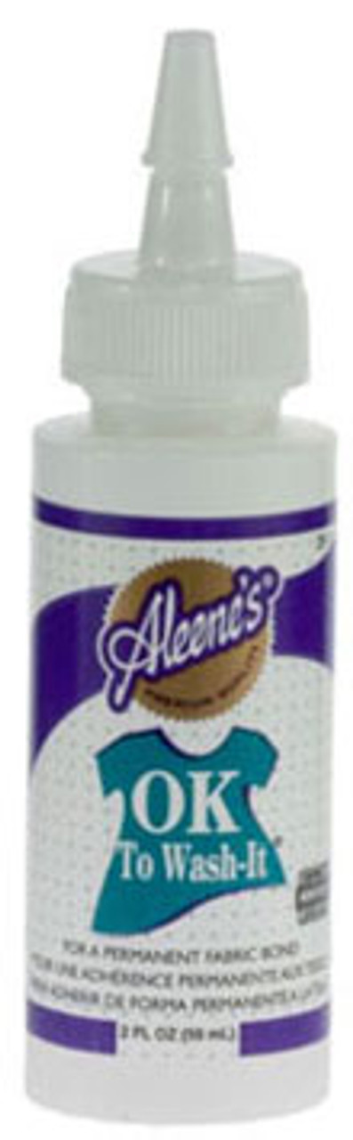 Aleene's OK To Wash-It Fabric Glue 2 oz