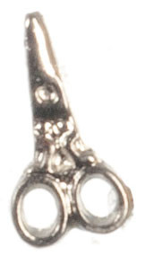 AZTEC - Silver Scissors - 1 Inch Scale Dollhouse Miniature (G8070)