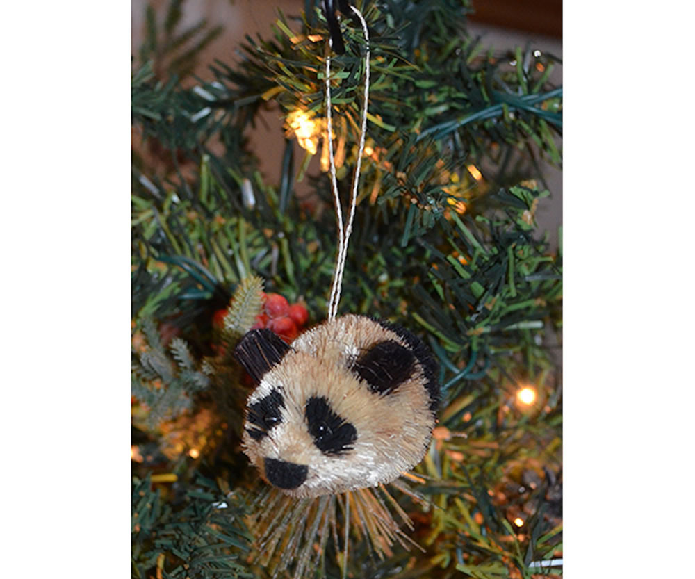 Brushart Panda Bear Bauble Ornament