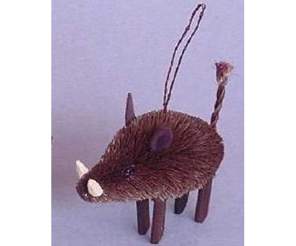 Buy the Brushart Javelina Wild Boar Ornament on SALE at Oakridge