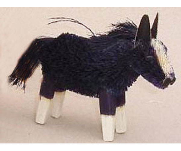 BRUSHART - Horse Black (Christmas) Ornament