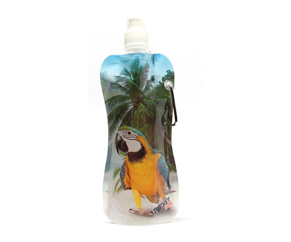 ZEE'S CREATIONS - Parrot - Pocket Bottle With Brush (CB1030)