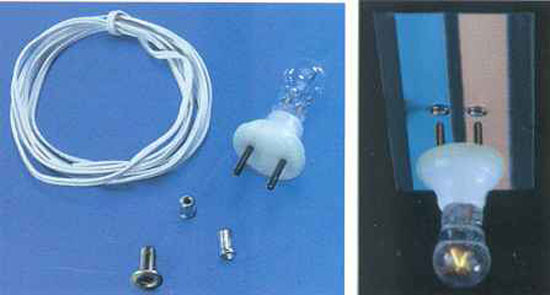 CIR-KIT - 1 Inch Scale Dollhouse Miniature Plug-In Light (512)