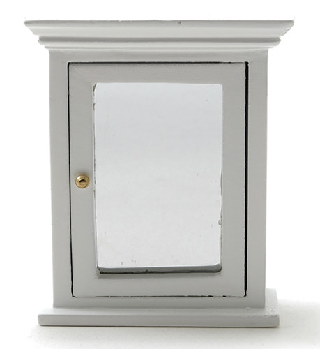 CLASSICS - 1" Scale Vanity Mirror Gray Dollhouse Miniature (10995)