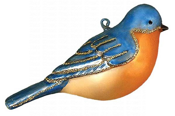 COBANE STUDIO - Bluebird Glass Ornament (COBANEC233)