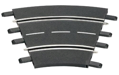 Carrera Curves 1/30° (6 Piezas) - Accesorio Para Pistas De Coches Slot, Compatible Con Evolution, Digital 132 Y 124