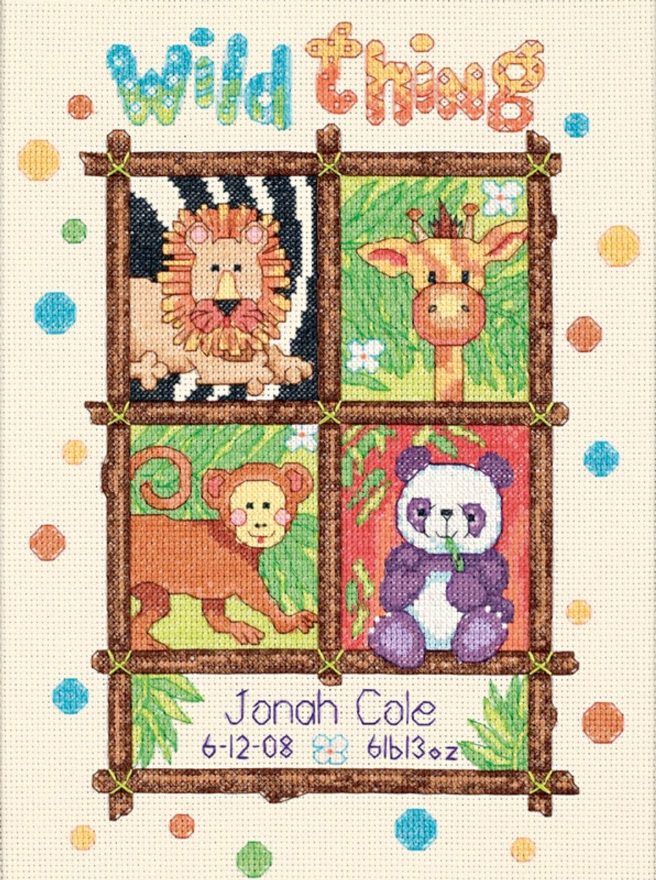 Savannah Baby Quilt Kit - Dimensions - Stamped Cross Stitch Kits