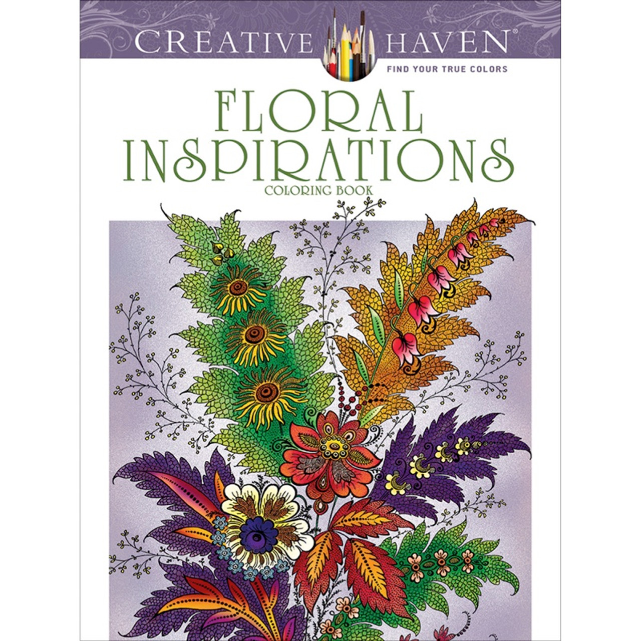 Adult Coloring Book Creative Haven Floral Design Color By Number