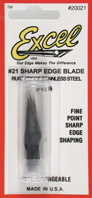 Excel #21 Blade, Stainless Steel (20021) 098171200213 B0006O5JTW