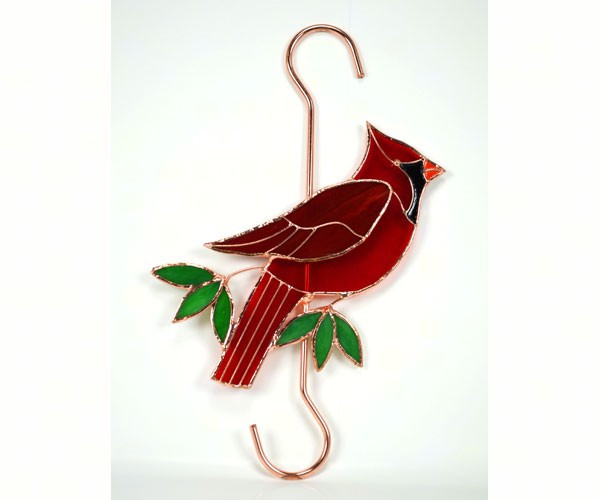 Gift Essentials Cardinal Stained Glass Sun Catcher - Thumbnail 2